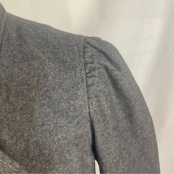 Iconoclast Gray Wool Fitted Pleated Blazer 42 - Picture 7 of 10